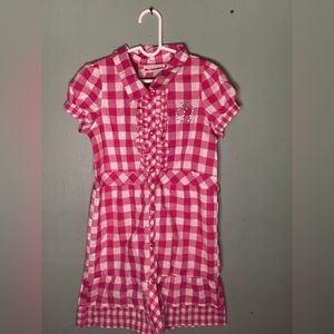 Girls Pink Plain Dress ~ 6X ~ No Kidding